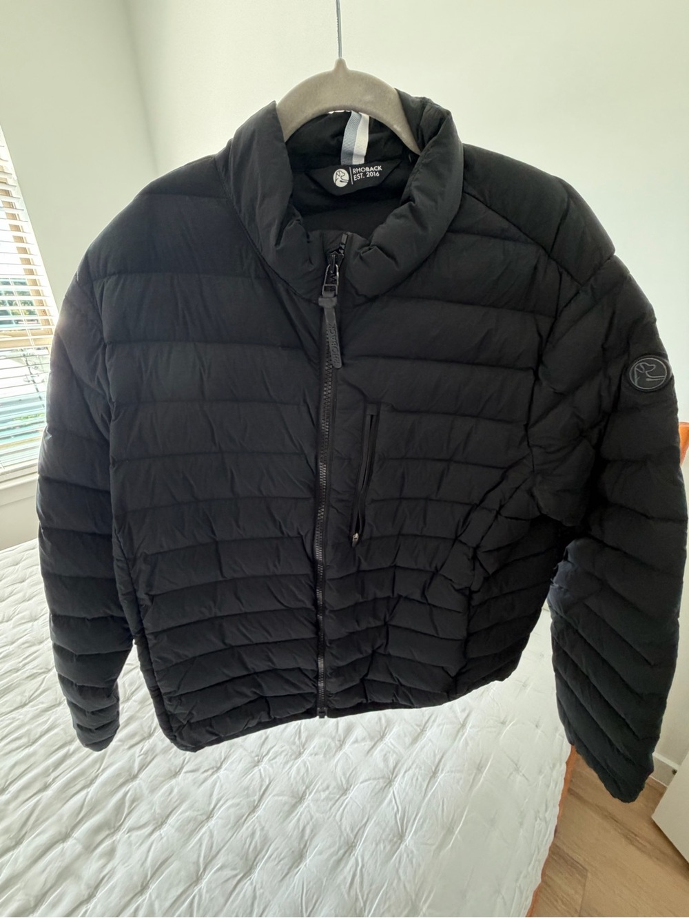 Rhoback Glide Down Black Puffer Jacket